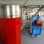 Atmos DC18S s úpravou pro hořák na pelety